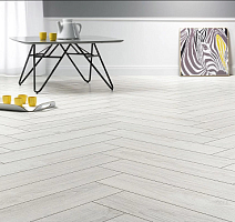 Alsafloor Herringbone Creativ Baton Rompu ДУБ ПОЛЯРНЫЙ 627 фото 2 | FLOORDEALER